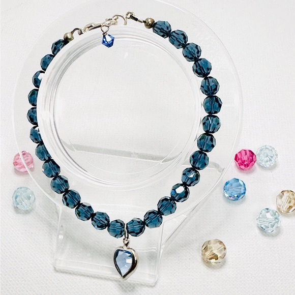 Crystals by Swarovski Bracelet, Beaded Bracelet, Sparkling Jewelry, Gift for Her - Picture 9 of 16